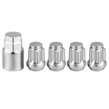 4pcs Automotive Wheel locks Cone Wheel Locks Anti Nuts with Socket for Car Auto