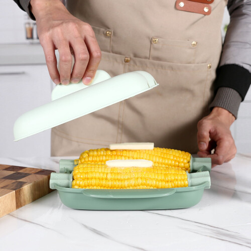 Microwave Corn Steamer Box for Cooking Corn and Eggs 2