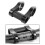 Handlebar Stem Mount Adapter Folding Bike Extender Black 3