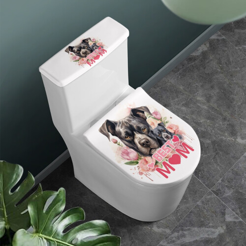 Muttertags-WC-Sitzbezug, 43 x 53 cm, verstellbar 1
