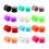 Silicone Flared Expander Gauges 12 Pairs 8mm 2