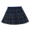 Καρό πλισέ φούστα σε γραμμή Α για κορίτσια με ζώνη στη μέση 4