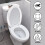 Muttertags-WC-Sitzbezug, 43 x 53 cm, verstellbar 3