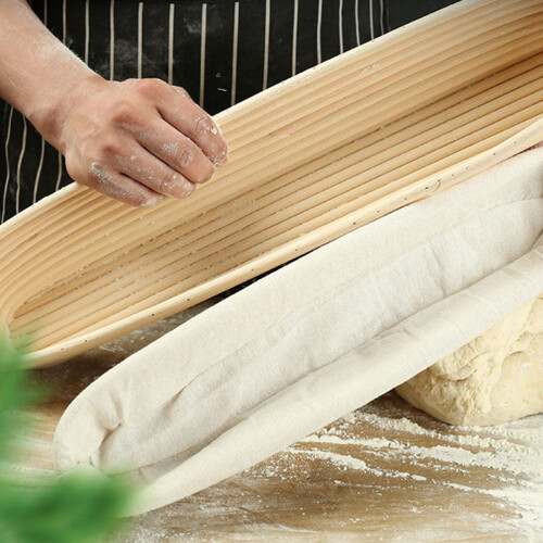 1pc Rattan Bread Proofing Basket Dough Rising Basket 2