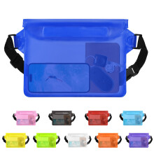 Waterproof Waist Pouch – Touchscreen Phone Dry Bag for Swimming, Kayaking, Beach & Camping | Adjustable (33.5"-44") | Large Capacity