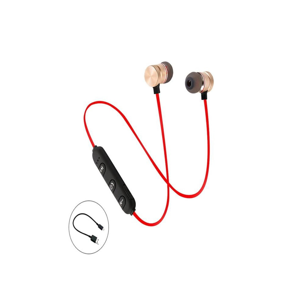 Headphones Neckband Bluetooth 5.0 Earbuds Sport Magnetic Wireless Headphones Stereo Music Earbuds Metal Earbuds With Mic Wireless Earbuds 9493189701638