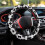 Cow Print Steering Wheel Cover 15 Inch 4
