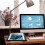 Portable Adjustable Laptop Cooling Stand with Angle Support, Black - Ergonomic Cooling Pad for Laptops 2