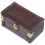 Mini House Suitcase Miniature Luggage Vintage Suitcases Brown 7