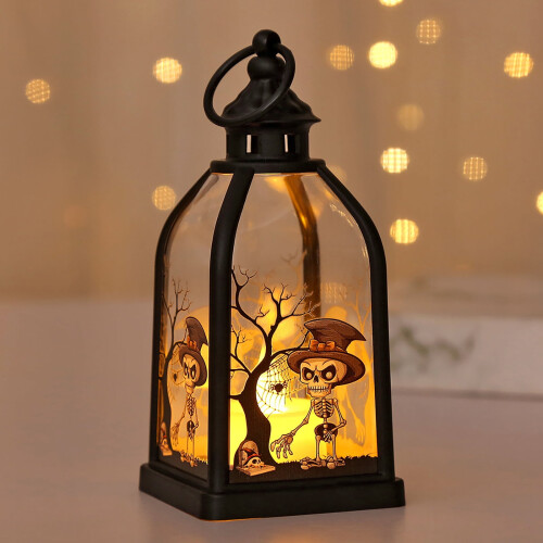 Lanterna LED di Halloween – Luce gotica sospesa con 1