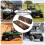 UTV Seat Covers Polyester Scratch-Resistant 2-Piece 5