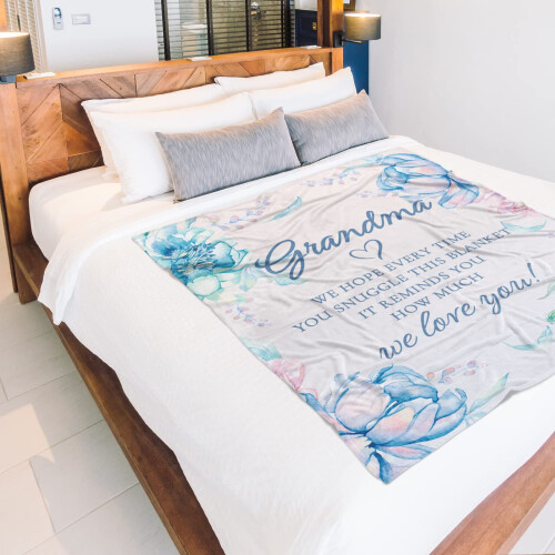 Fleecedecke für Oma, 152 x 203 cm 2