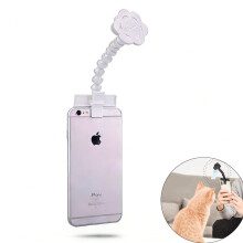 Selfie-Gadget für Haustiere – Handyhalterung mit flexibler Halterung und Leckerli-Behälter, Kameraassistent für Katzen und Hunde