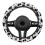 Cow Print Steering Wheel Cover 15 Inch 8