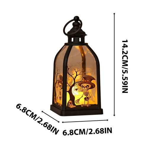 Lanterna LED di Halloween – Luce gotica sospesa con 2