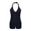 Plus size dame badedragttop med halterneck og aftagelig polstring 4