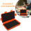 Outdoor Survival Box Tool Case Storage Boxes Multi-purpose Toolbox Orange 3