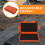 Outdoor Survival Box Tool Case Storage Boxes Multi-purpose Toolbox Orange 4