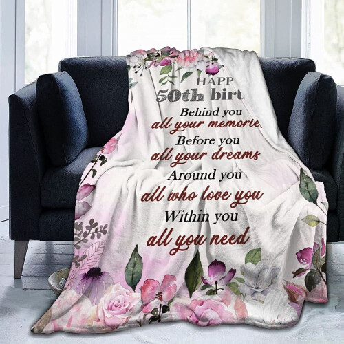 Coperta per il 40 compleanno da donna, 60x80 pollici 1