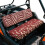 UTV Front Seat Covers Zebra Flame Print 2-Pack 2
