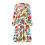 Robe patchwork florale pour femme, taille 2XL 2