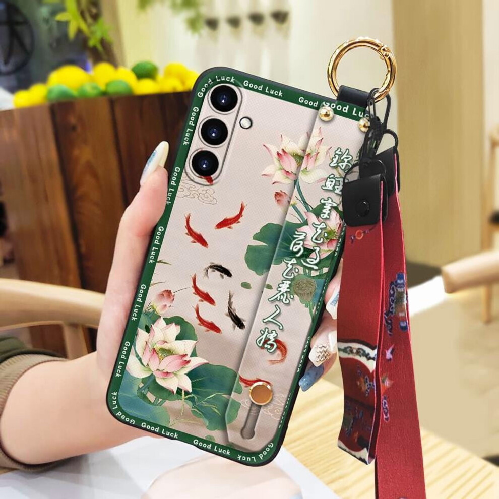 Samsung Galaxy A15 Phone Case With Kickstand, Wrist Strap, 9023022275240