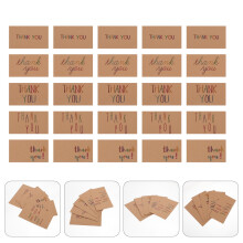 ROSENICE 150 stuks schattige bedankkaartjes in kaki, warm design, voor bruiloften en geliefden