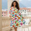 Robe patchwork florale pour femme, taille 2XL 4
