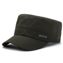 Sneldrogende militaire petten voor mannen en vrouwen – Ademende mesh legerpetten, platte baseballpet, korte klep cadetpet, geschikt voor