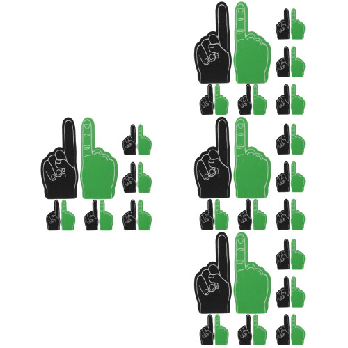 48Pcs Reusable Eva Foam Hands Cheer Props Assorted