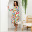 Robe patchwork florale pour femme, taille 2XL 5