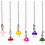 Stainless Steel Fan Pull Chains Mushroom Design 6 Pcs 1