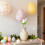 Easter floral picks plush chick rooster nest eggs 4
