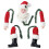 Santa Tree Topper Decoration Large Body Doll 4