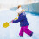 Kids Snow Shovel Plastic 15.7 Inch 4
