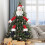 Santa Tree Topper Decoration Large Body Doll 6