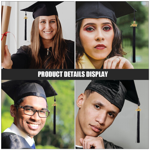 8Pièces Accessoires De Chapeaux De Noir Pour Décoration DIY 2