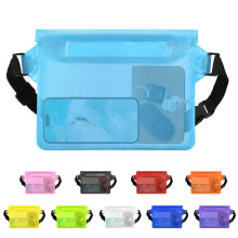 Waterproof Waist Pouch – Touchscreen Phone Dry Bag for Swimming, Kayaking & Water Sports; Adjustable Fanny Pack (33.5"-44")