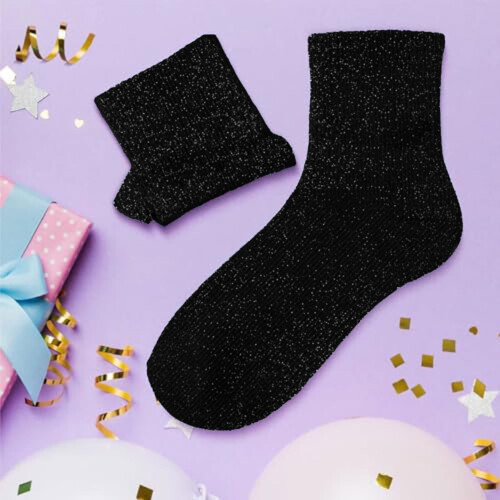 Slouch Socks Mid-Calf Solid Color Stretch Fit 1 Pair 1