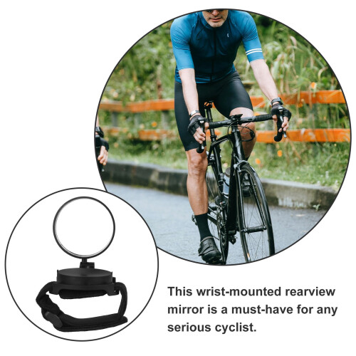 Espelho retrovisor para bicicleta de montanha com suporte de braço 1