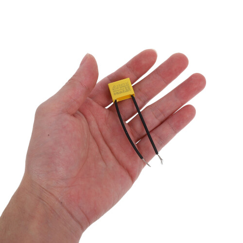 8Pcs Plastic Safety Capacitor with Flexible Wire for Home Electrical Devices 2