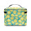 Bolsa de cosméticos com alça superior e compartimentos para pincéis de beleza. 4