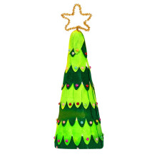 Pre-lit Decorated Tabletop Christmas Tree, Christmas Themed Decorations with Pine Cones, Pre-Lit Mini Christmas Tree The best Christmas gift