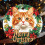 Ceramic Orange Cat Christmas Ornament 3 inch 4