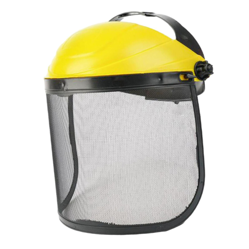 With Visor, Protective For Mower Forestry Logging, Yellow Caps 9464372752249