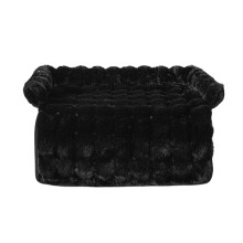 Cozy Dog Mat for Couch Calming Bed with Fuzzy Washable Furniture Protector Blanket for Puppies and Cats