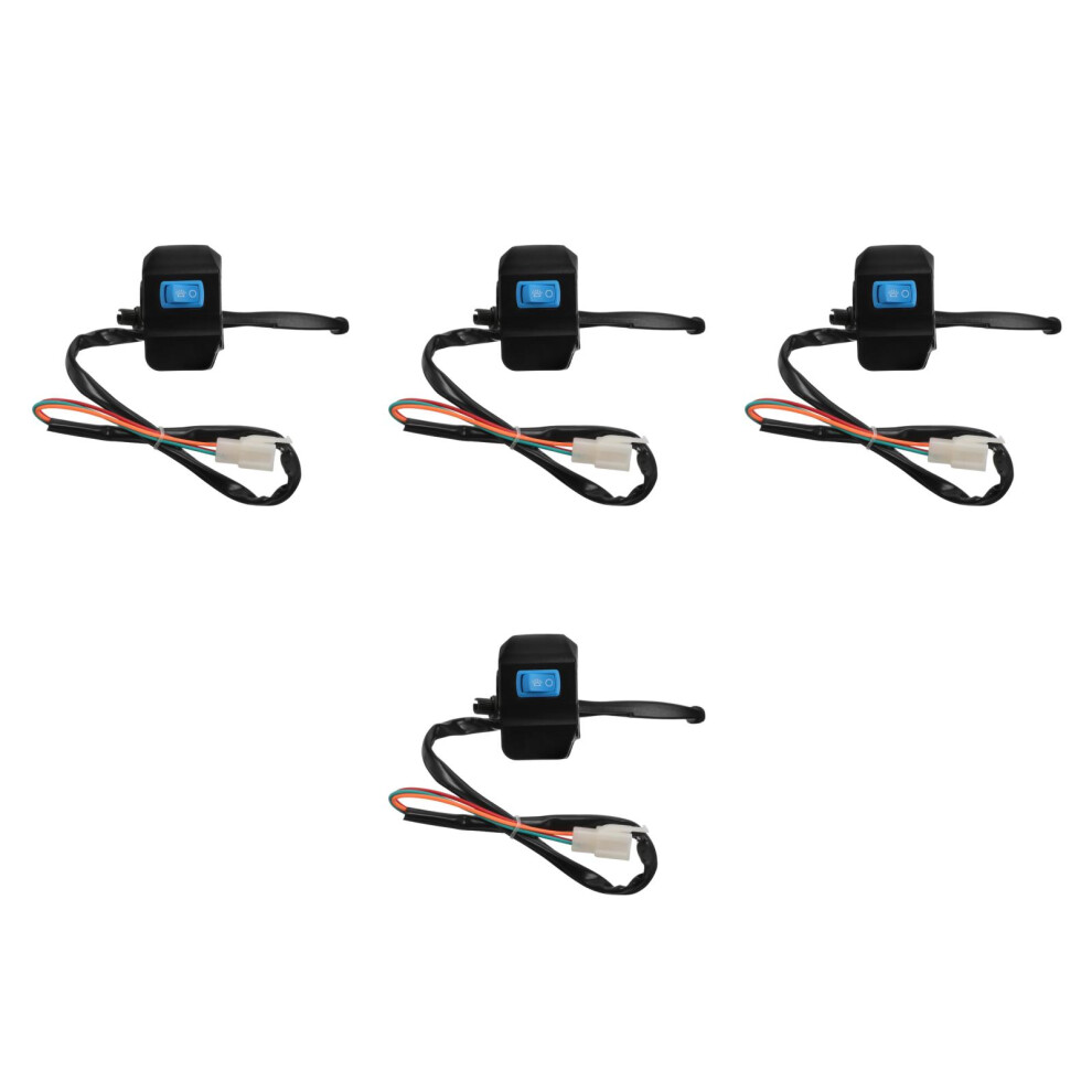 4Pcs Durable Electric Bike Handlebar Switches Horn Turn Signal Light 3713461050909