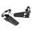Motorcycle Foot Pegs Slim Black 2