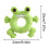 Donut-Shaped Squeaky Dog Toy Soft Plush Chew 3
