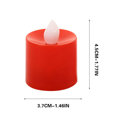 Halloween LED-Kürbis-Teelichter, warmweiß, 12er-Pack 2